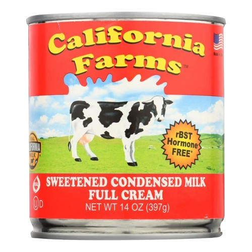 CALIFORNIA FARMS: Sweetened Condensed Milk Full Cream, 14 fo