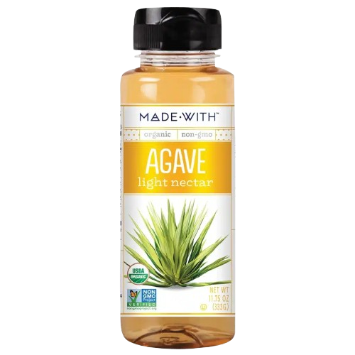 MADE WITH: Organic Light Agave Nectar Syrup, 11.75 oz