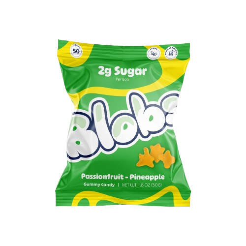 BLOBS: Passionfruit Pineapple Gummy Candy, 1.8 oz