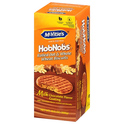 MCVITIES: Hobnobs Milk Chocolate Biscuits, 10.5 oz