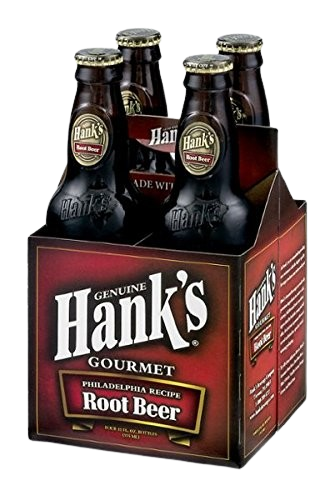 HANKS: Premium Root Beer Soda 4Pk, 48 fo