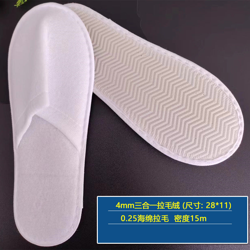 Thick Non-Slip Disposable Slippers for Hotels and Homes