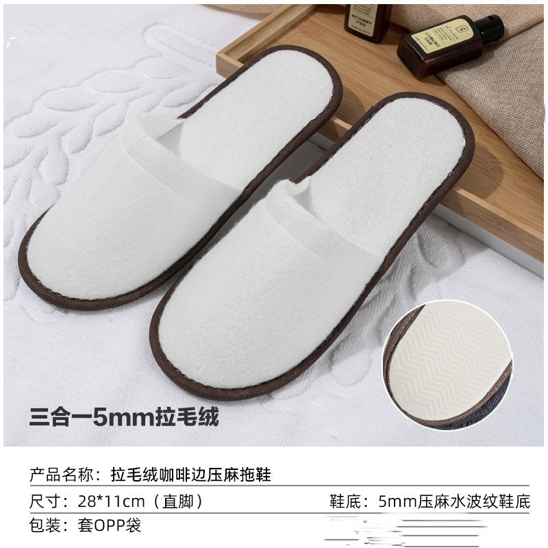 Thick Non-Slip Disposable Slippers for Hotels and Homes