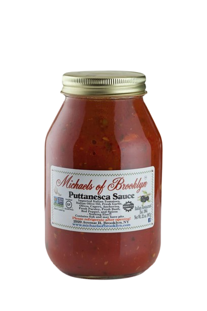 MICHAELS OF BROOKLYN: Puttanesca Pasta Sauce, 32 oz