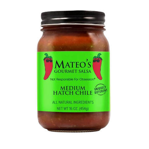 MATEOS GOURMET: Hatch Chile Salsa, 16 oz
