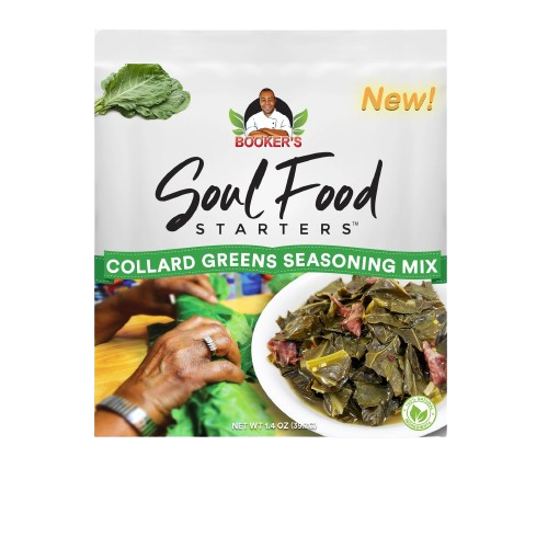 BOOKERS SOUL FOOD STARTERS: Collard Greens Seasoning Mix, 1.4 oz