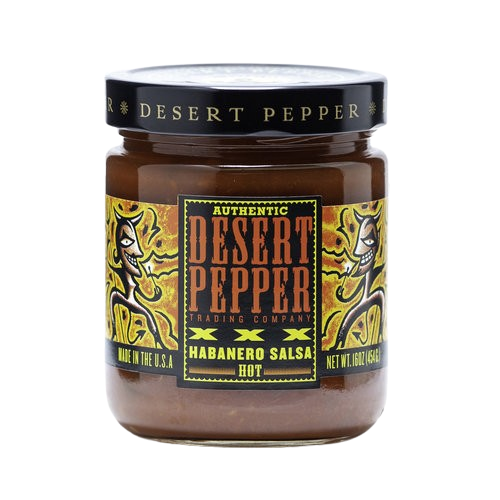 DESERT PEPPER: XXX Habanero Salsa Extra Hot, 16 oz