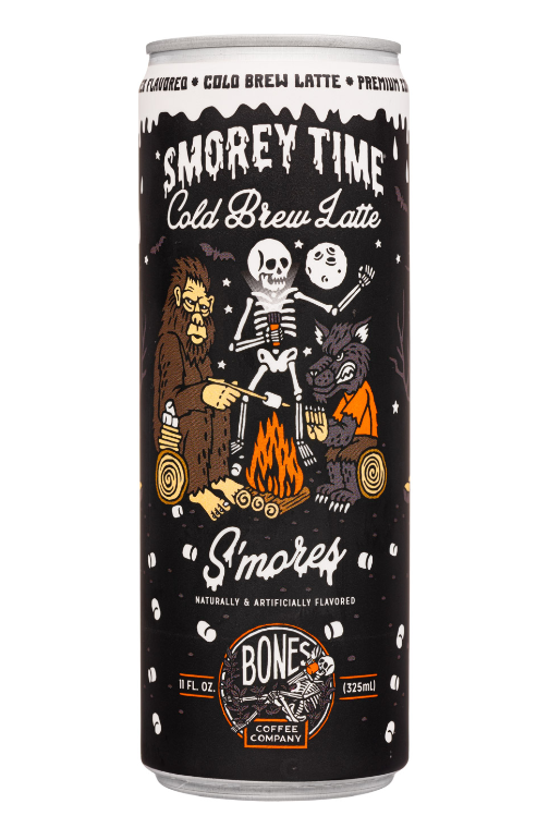BONES COFFEE COMPANY: Smorey Time Cold Brew Latte, 11 fo