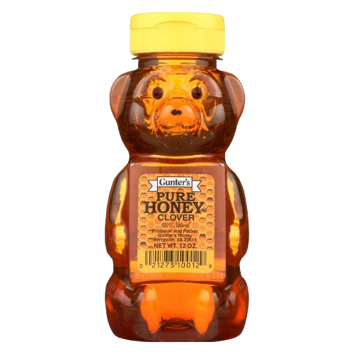 GUNTERS: Clover Honey Bear, 12 oz