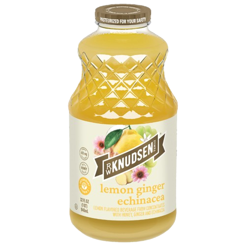 KNUDSEN: Lemon Ginger Echinacea Flavored Beverage, 32 fo
