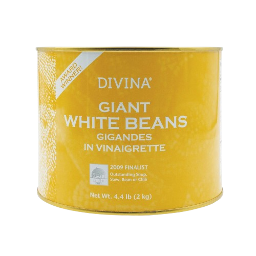 DIVINA: Giant White Beans Gigandes In Vinaigrette, 4.4 lb