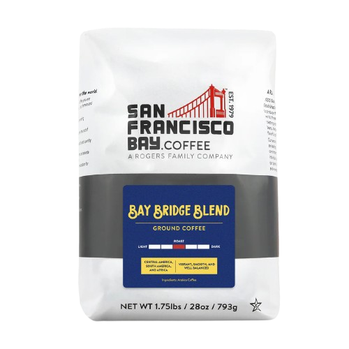 SAN FRANCISCO BAY: Bay Bridge Blend Ground Coffee, 28 oz