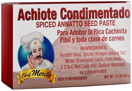 CHEF MERITO: Achiote Paste, 3.5 oz