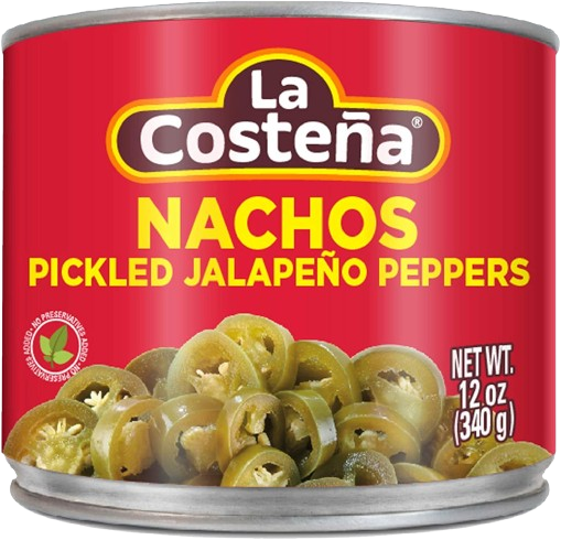 LA COSTENA: Pickled Nachos Jalapeno Peppers, 12 oz