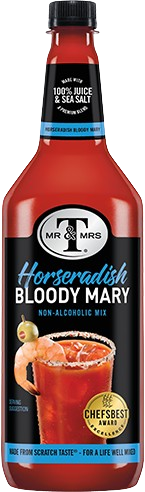 MR & MRS T: Horseradish Bloody Mary Mix, 33.8 fo