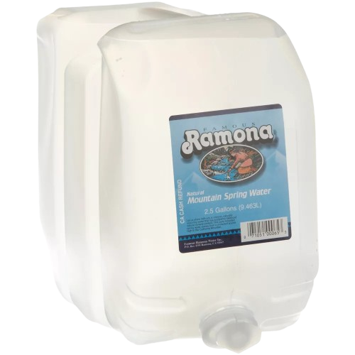 RAMONA: Natural Mountain Spring Water, 2.5 ga