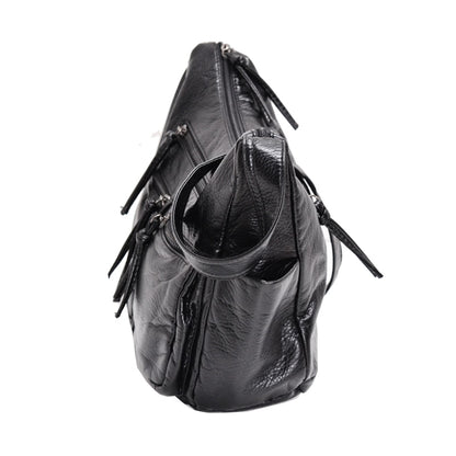 Washed Soft Leather Sling Bag for Moms