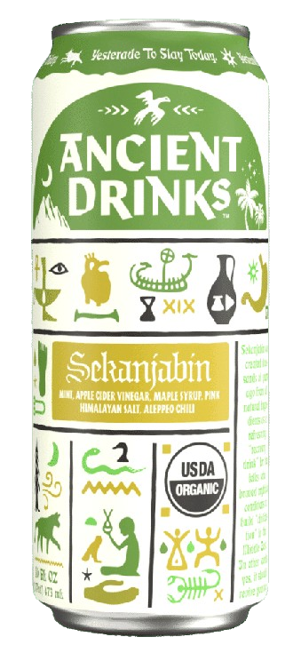 ANCIENT DRINKS: Sekanjabin Functional Water, 16 fo