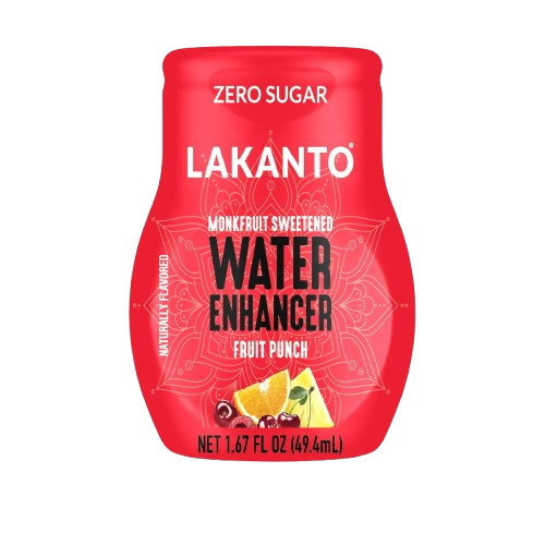 LAKANTO: Sugar Free Water Enhancer Fruit Punch, 1.67 fo
