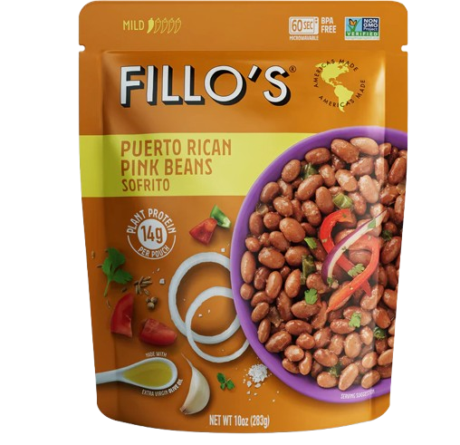 FILLOS: Puerto Rican Pink Beans Sofrito, 10 oz
