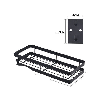 Multifunctional Wall Rack for Spice Storage Organization