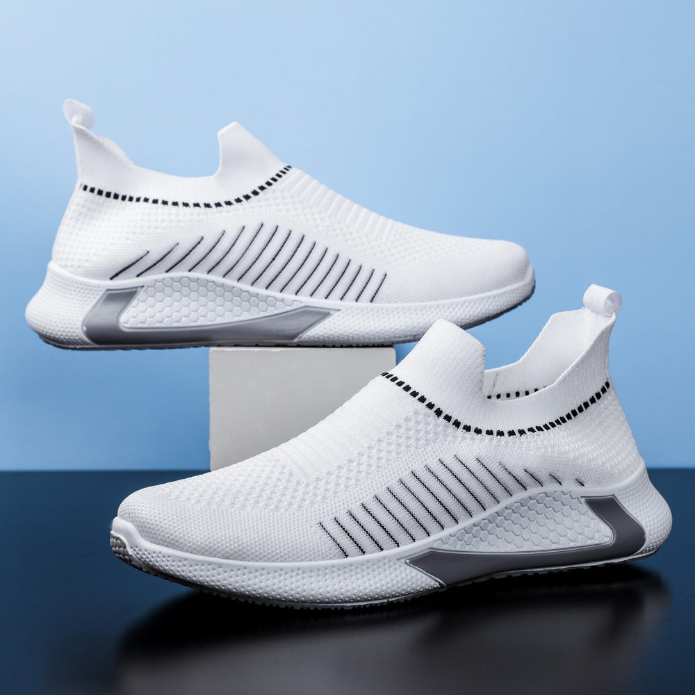 Breathable Casual Flying Woven Sports Shoes for All Seasons