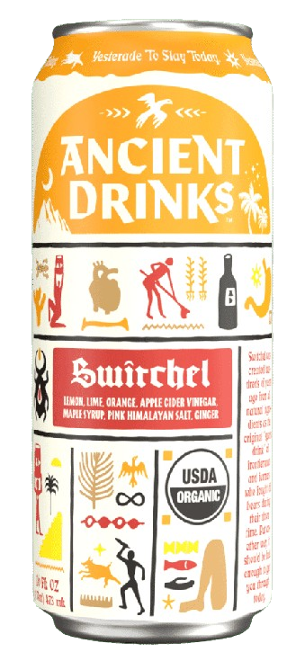 ANCIENT DRINKS: Switchel Functional Water, 16 fo