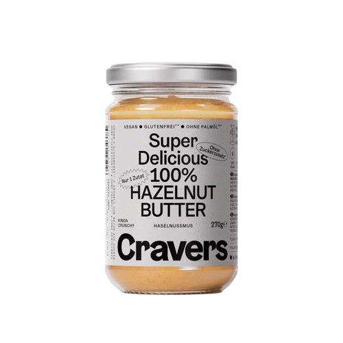 CRAVERS: 100 Percent Hazelnut Butter, 12 oz