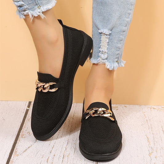 2023 Women's Plus Size Slip-On Knit Comfort Shoes