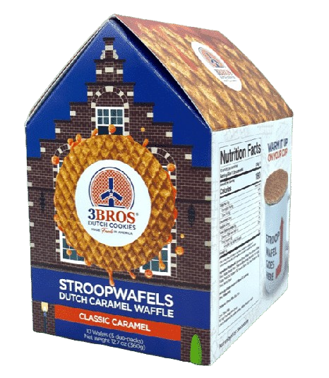 3BROS: Classic Caramel Stroopwafel In Canal House Box, 12.7 oz