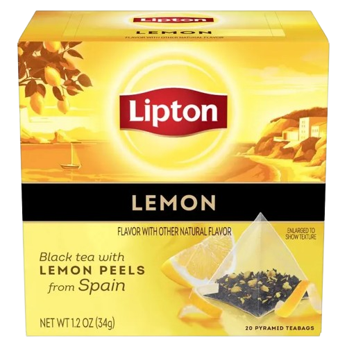 LIPTON: Lemon Black Tea, 20 bg