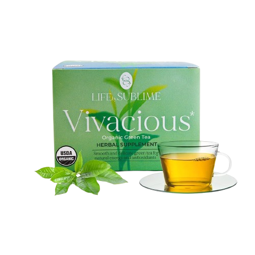LIFE BY SUBLIME: Vivacious Organic Green Tea, 20 bg