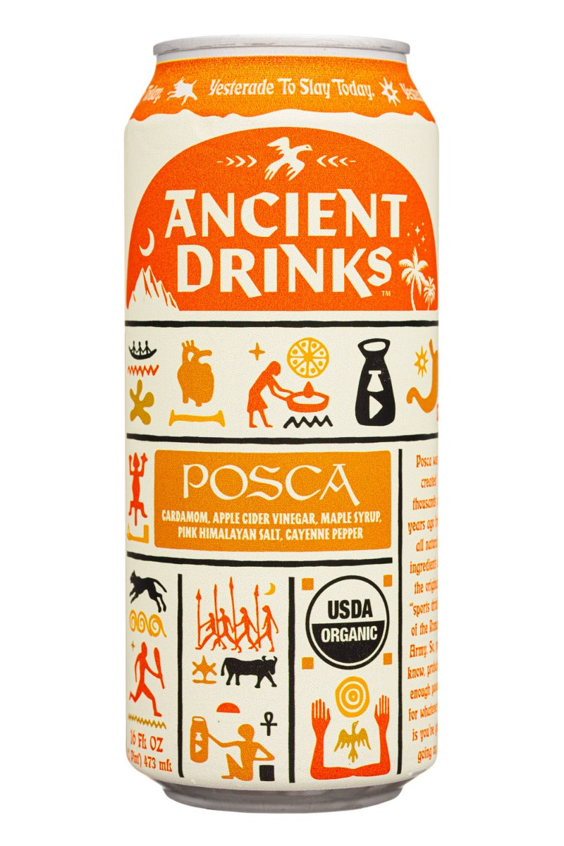 ANCIENT DRINKS: Posca Functional Water, 16 fo