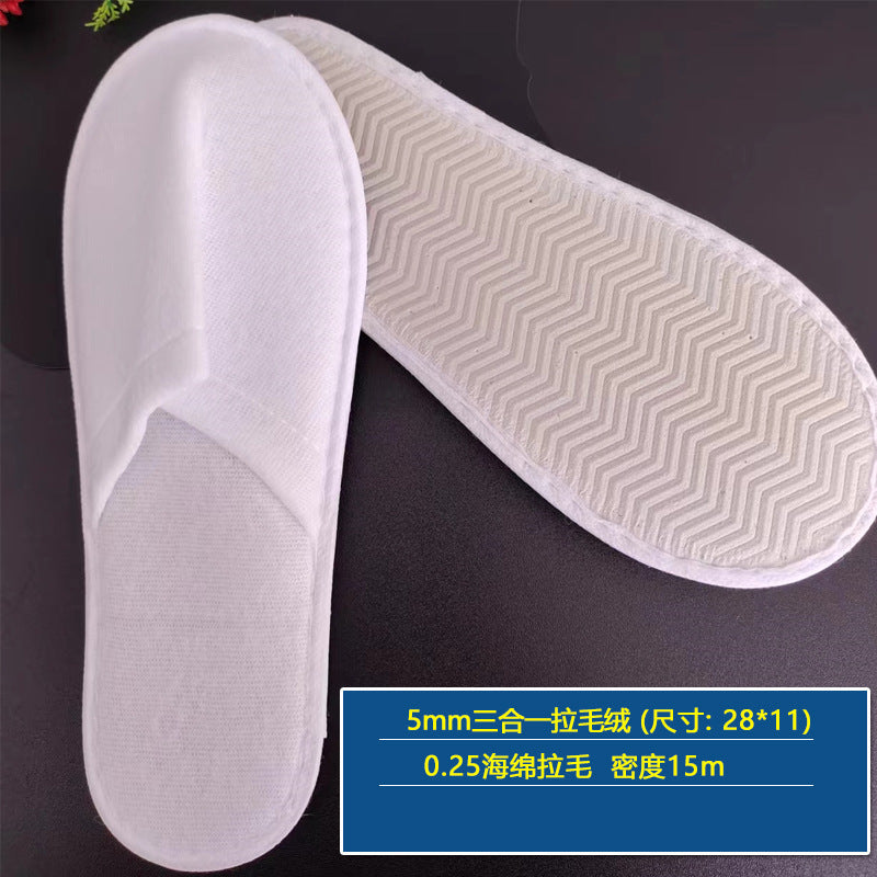 Thick Non-Slip Disposable Slippers for Hotels and Homes