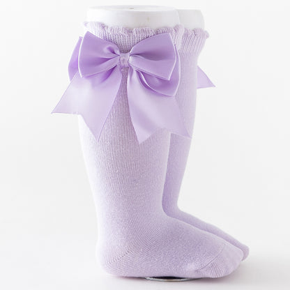 12 Color Spring Autumn Princess Knee-High Baby Socks