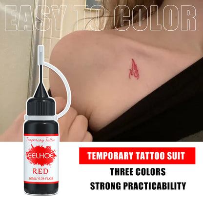 EELHOE Waterproof Temporary Juice Tattoo Set