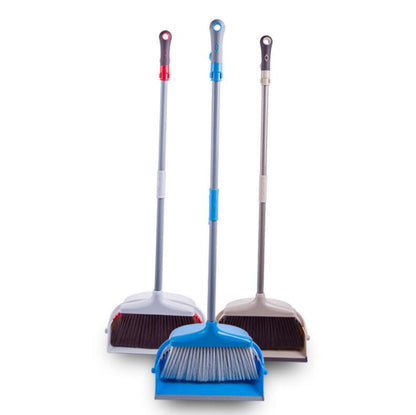 Broom and Dustpan Set with Detachable Design