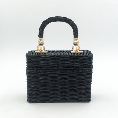 Handcrafted Straw Crossbody Bag for Women