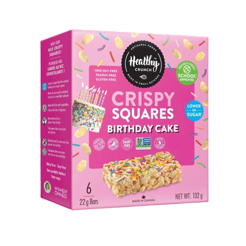 HEALTHY CRUNCH: Birthday Cake Crispy Squares, 4.68 oz