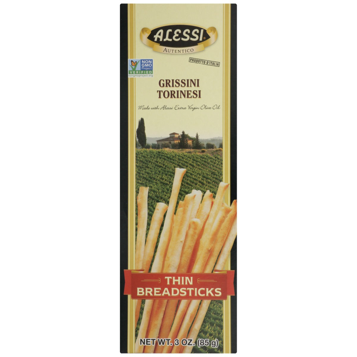 ALESSI: Thin Breadsticks, 3 oz