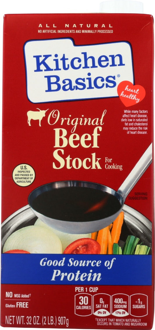 KITCHEN BASICS: Original Beef Stock, 32 oz