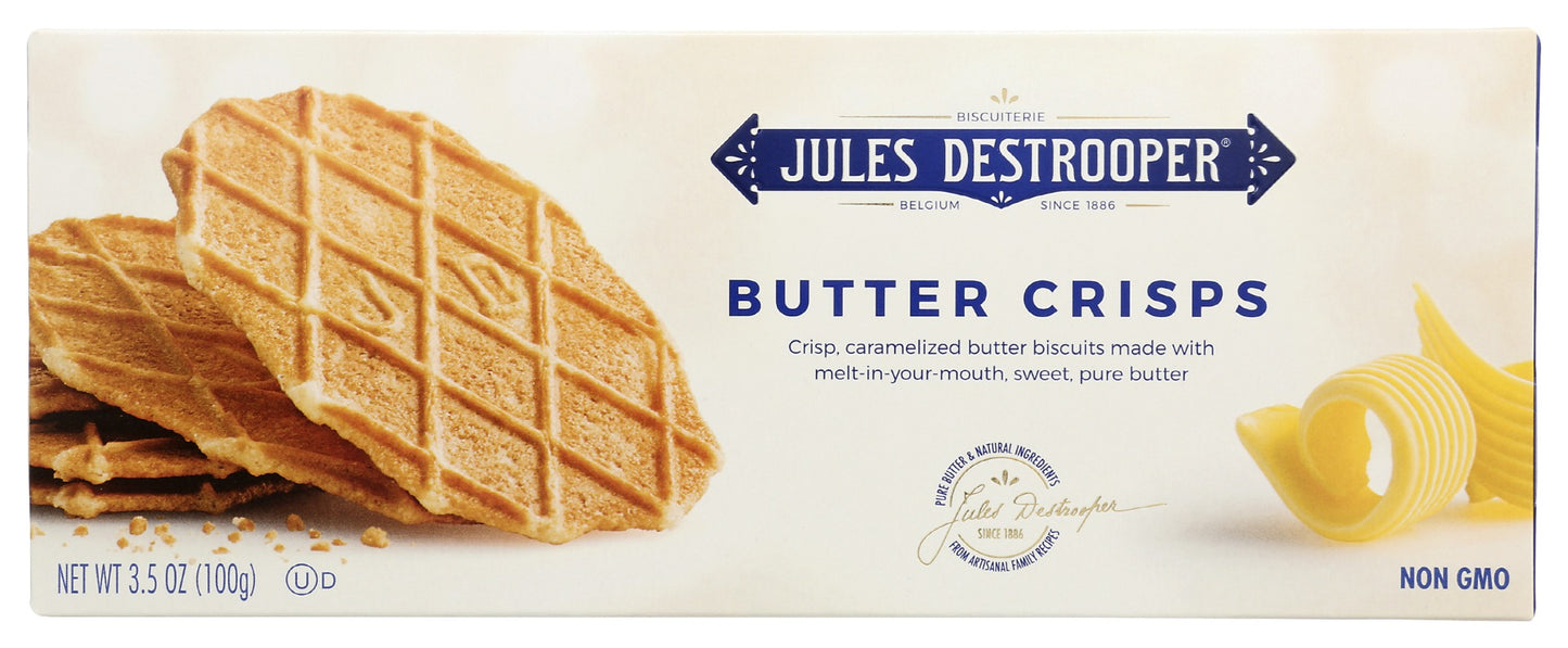 JULES DESTROOPER: Butter Crisps, 3.5 oz
