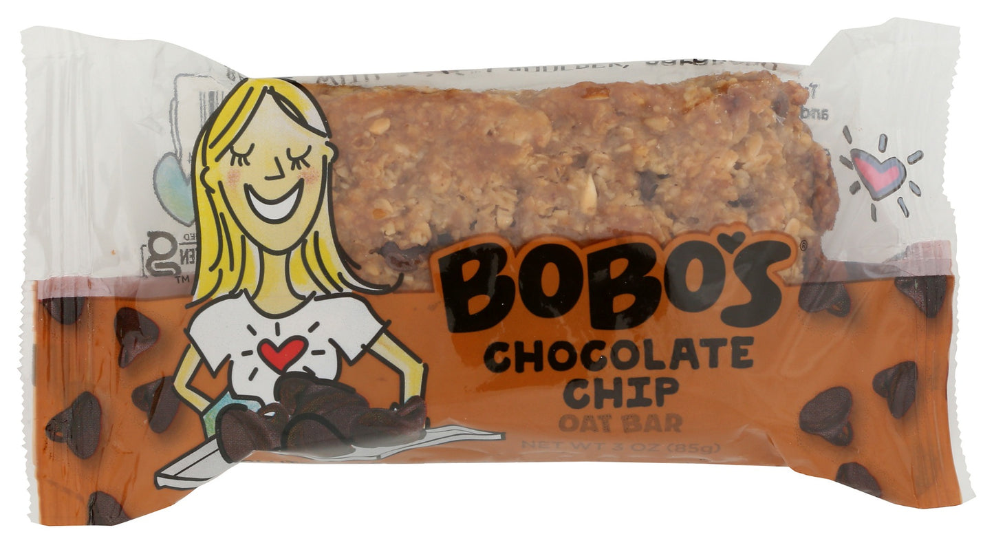 BOBOS OAT BARS: Chocolate Chip Oat Bar, 3 oz