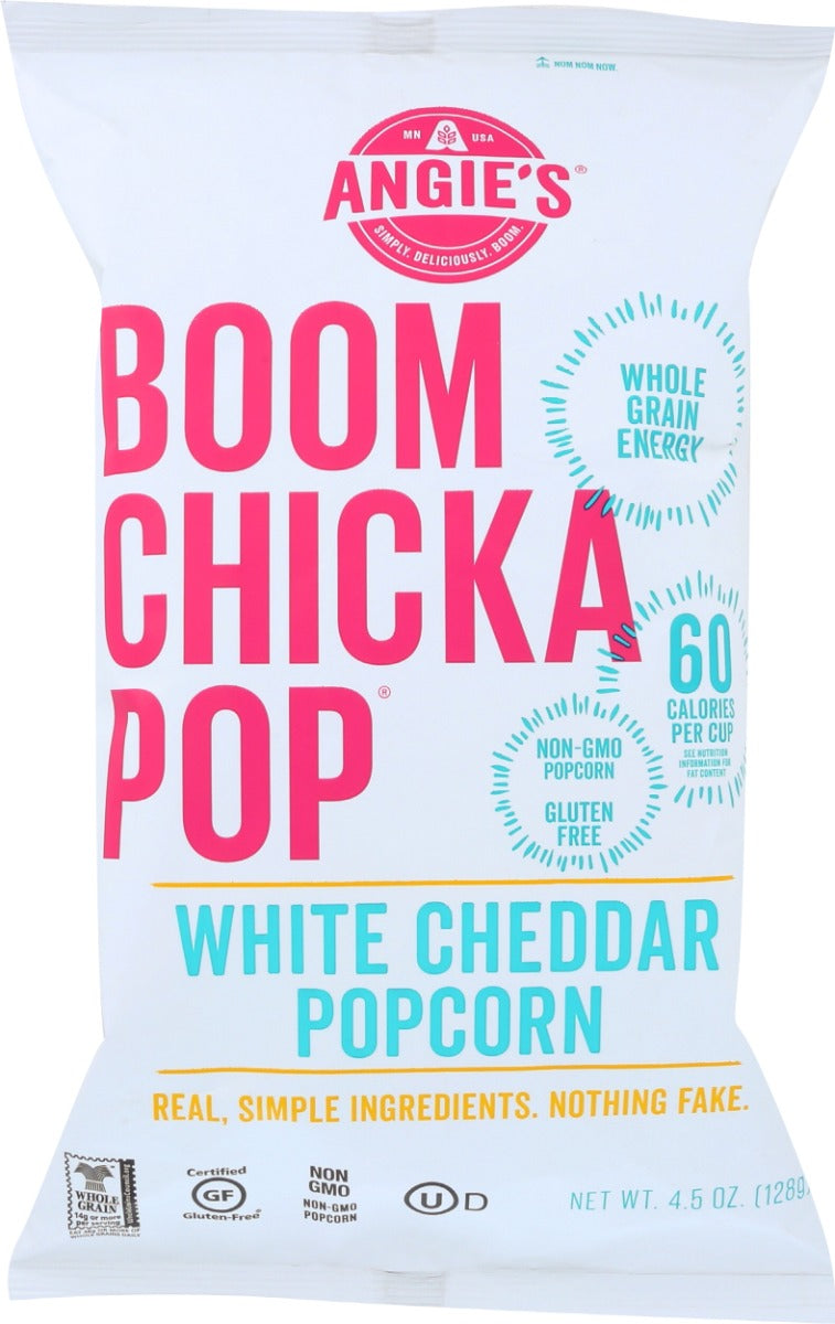 ANGIES: White Cheddar Popcorn, 4.5 oz