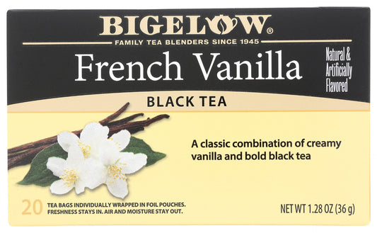 BIGELOW: French Vanilla Black Tea 20Bg, 1.28 oz