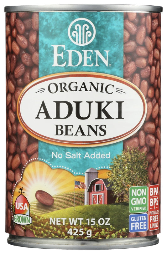 EDEN FOODS: Organic Aduki Beans, 15 oz