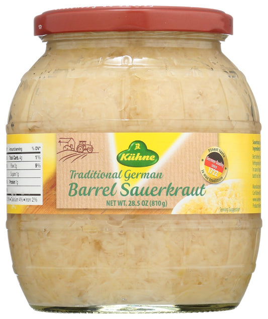 KUHNE: Barrel Sauerkraut, 28.5 oz