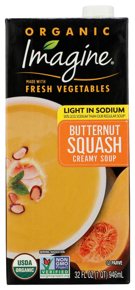 IMAGINE: Light In Sodium Creamy Butternut Squash Soup, 32 oz