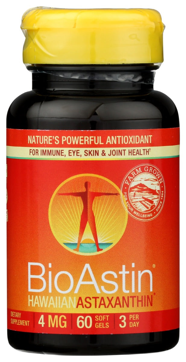 NUTREX: BioAstin Hawaiian Astaxanthin 4mg, 60 sg