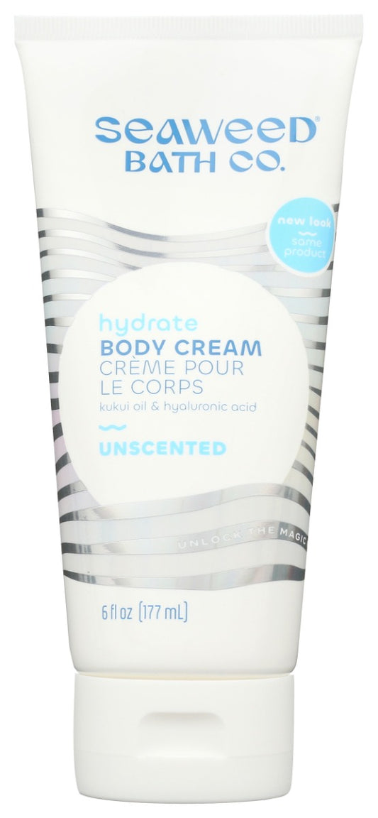 SEAWEED BATH COMPANY: Hydrate Body Cream Unscented, 6 fo